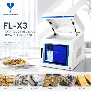 Portable XRF Precious Metals Analyzer Non Destructive Fast Accurate Gold Tester 10ppm Detection for Jewelry Testing
