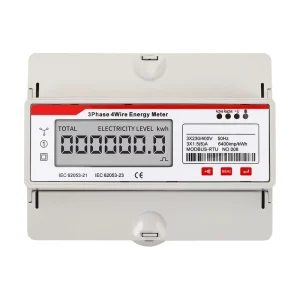 Power Distribution Three Phase Four Wire Electricity Level 3 Phase Electric Energy Kwh Energy Meter