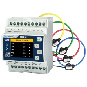 Power Quality Analyzer ME231 PQA Rogowski Coil Din Rail RS485 Electric Energy Meter