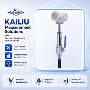 Powered Insertion Flow Meter Selling High Accuracy Plug in Insertion Type Liquid Electromagnetic Flow Meter