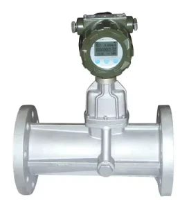 Precession Vortex Gas Flow Sensor 1:100 Turndown Built in Temp Pressure Compensation OEM