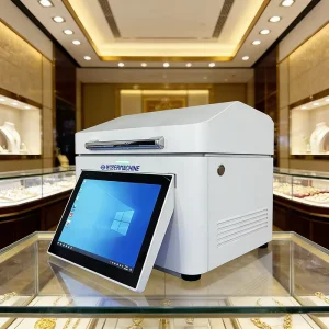 Precious Metal Testing Analyzer WMK6000 X Ray Spectrometer Non-Destructive Technology 0.05% Accuracy 5 60 Sec HD Camera
