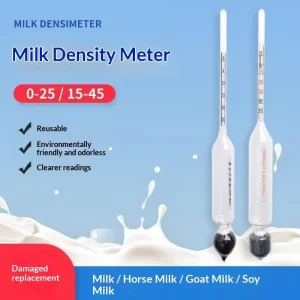 Precise Measurements Glass Material Sacharometer Densitometer Accuracy 20C Temperature Compensation Manual Calibration
