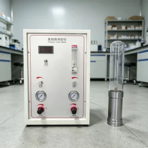 Precise Oxygen Index Test Machine Stable Gas Mixing System Polymer Flammability Laboratory Testing Device