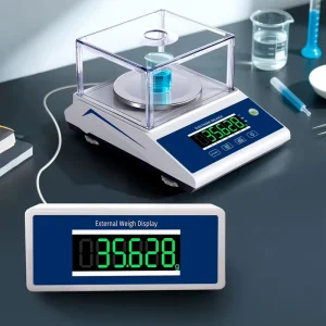 Precision 3000g 0.01g Lab Analytical Balance 10mg Sensitive Gram Digital Weighing Scales with External Display