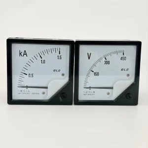 Precision 6L2 0-450V AC Analog Voltmeter 1.5 Class Panel Mount Voltage Meter for Distribution Panel