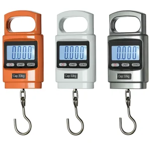 Precision Aluminum Alloy Mini Crane Scale 50kg 20mm LCD Backlight Data Hold for Industrial Measurement OEM ODM OCS-L3