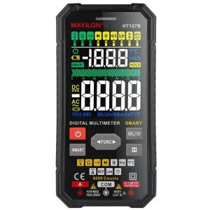 Precision Digital Inductance Meter Tester 6000 Counts Display Screen Smart Multimeters