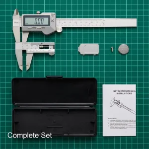 Precision Dual Scale Vernier Caliper 12 Inch 300mm Long Jaw Design for Large Diameter External Measuring