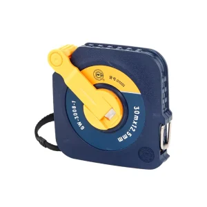 Precision Hand Cranked Steel Tape Measure 10m 50m Circular Woodworking Measuring Scale