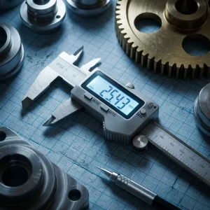 Precision Universal Vernier Caliper Kit including Depth Gauge Attachment for Comprehensive Dimensional Inspection