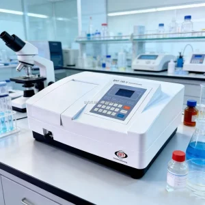 Precision Visible Spectrophotometer with LCD Display for Laboratory Chemical Analysis and Research