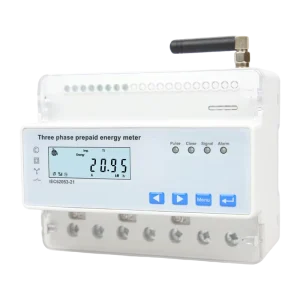 Premium Three Phase Smart Energy Meter Digital Prepaid Post Pay Din Rail Mount Direct Connection for Home Office