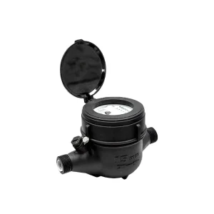 Prepaid Pulse Digital Water Meter Dn15-DN50mm Plastic OEM with IP65 Protection and 5% Precision