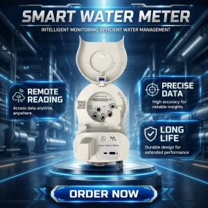 Prepaid Smart Water Meter Brass IP68 Threaded Connection 1.5 16m h Flow Rate R100 R160 Measurement OEM