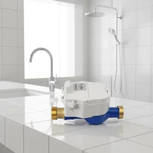 Prepaid Smart Water Meter IP65 Thread Connectivity China Origin Household 4 Points