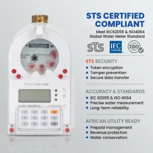 Prepaid Water Meter for Household Using With Free Fittings 360 Mechanical Rotary Pointer Counter Water Measuring Meter