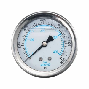 Pressure Gauge Metric Thread Panel Mounted High Hydraulic Manometer