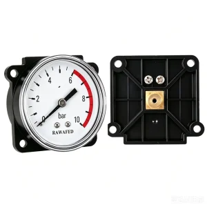Pressure Gauges Hydraulic Customizable Sizes Range Copper Alloy Joint Phosphor Bronze Tube Radial Axial Mount for General Use