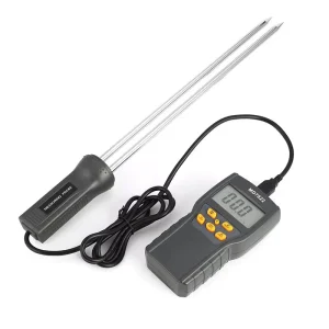 Probe-Type Digital Grain Moisture Meter 2%-30% with LCD Display for Rice Wheat Corn Paddy Farm Storage Agriculture Rice Corn