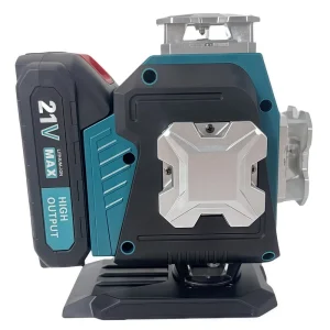Professional 16 Line 4D Green Beam Laser Level High Precision 30M Auto Self Leveling Tool with Wall Bracket and Plastic Case