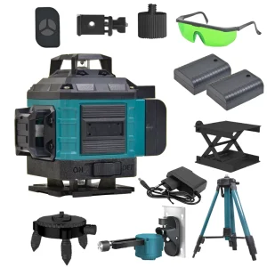 Professional 16 Lines Laser 360 Self Leveling 4d Green Cross Line Laser Level Horizontal and Vertical Digital Laser Level