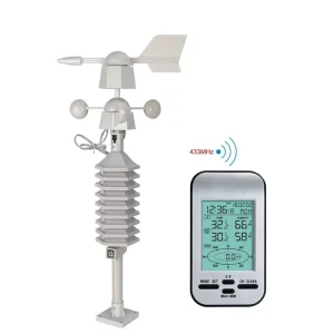 Professional 433Mhz Wireless Weather Station WS0232 Digital Anemometer with Wind Speed/Direction & Temp Sensor Supplier