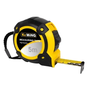 Professional 5M 16FT ABS Plastic Shell Rubber Grip Made Henan China Tape Measure Gauging Tools Metric Measurement Tape