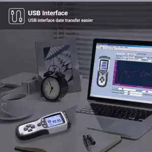 Professional Analog Decibel USB AC/DC Output 130db Digital Sound Level Meter With Datalogger Noise DB Meter Microphone