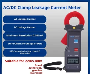 Professional Automotive Leakage Current Tester High Accuracy AC DC mA Clamp Meter for Car Battery Circuit Diagnostics