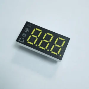 Professional Customize 7 Segment Led Display Water Cooling Fan Module 3 Digit Numeric Panel With Integrated Fan Icons