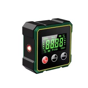 Professional DIY Digital Inclinometer Box Backlight Display Electronic Self Leveling Angle Slope Measurement Leveling Work Laser