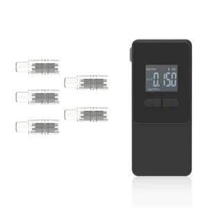 Professional Driver Breathalyzer APP Portable Gas Detector Tester Alcohol Fuel Cell Breathalyzer Professional Gas Analyzers
