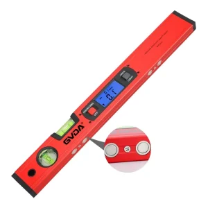 Professional Electronic Measure 400mm Aluminum Digital Spirit Level With Rubber Handle