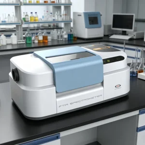 Professional FT IR Spectrometer 7800 350cm1 Wide Range Intelligent Software 220000 Spectral Library