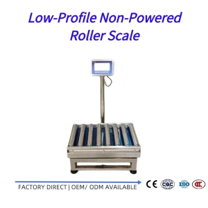 Professional Factory Direct Low Profile Gravity Roller Scale Weighing for Industrial Warehouse Assembly Line Cargo Processing