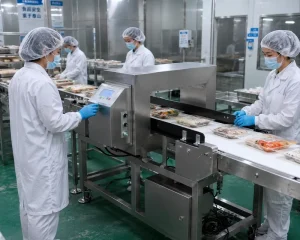 Professional Factory Line Food Metal Detector High Precision Auto Rejection Easy Operation for Food Toys & Clothing