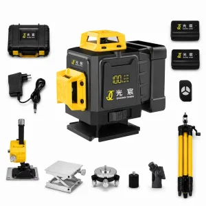 Professional Grade High Precision Auto Leveling 4D Green Laser Level for Indoor and Outdoor Construction Wall Floor Tiling