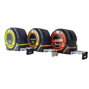 Professional Grade VDE Certified Ergonomic Design Advanced Technology High Precision 5m Steel Tape Measure Household Circle