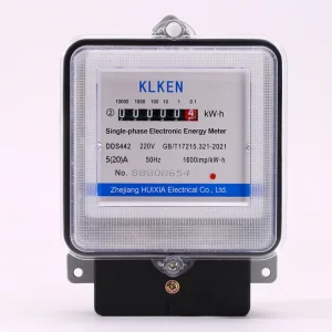 Professional HUIXIA DDS Single Phase Electric Meter 20A Class 1.0 Digital Display for Residential Sub billing Power Monitor KWh