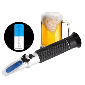 Professional Handheld Alcohol 0-80% for Refractometer with ATC Wine Tester