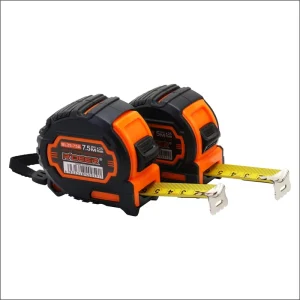 Professional Heavy Duty Metric Tape Measure Carbon Steel Blade Automatic Return Slide Lock 3m-10m Length