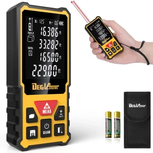 Professional High Precision Red Beam Laser Distance Meter Powered by AAA Battery Multifunction Laser Rangefinder 80m