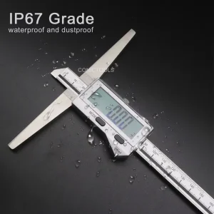 Professional IP67 Waterproof Depth Digital Caliper 300mmx0.01mm Stainless Steel Electronic Depth Vernier Caliper Gauge