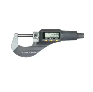 Professional Inch Metric 0 25mm Range 0.001mm Resolution Digital Micrometer