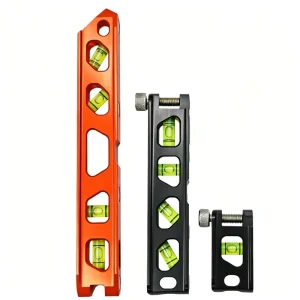 Professional Industrial Grade Aluminum Alloy Level with Strong Magnets V Groove 1mm Accuracy for Pipe and Surface Work