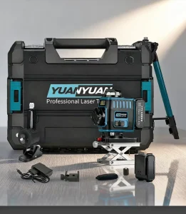 Professional Industrial Green 16 Line Rotary Laser Level 3 Dot Electronic Self Leveling Lithium Battery 1 Year Warranty