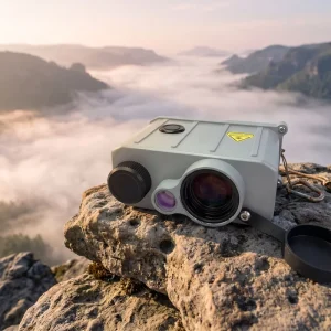 Professional Laser Rangefinder Long Distance Measuring Laser Rangefinder Scope 5km OLED Display Picatinny Mounted