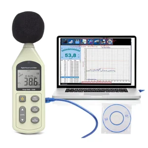 Professional Noise Meter Measurement 30-130dB Intelligent Digital Sound Level Meter Volume Sensor Handheld Digital Noise Tester