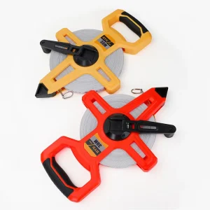 Professional Open Reel Fiberglass Double-Sided Metric Tape Water Shock Proof Durable High Accuracy 20m Tape for Construction